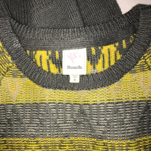 Calvin Klein Yellow Stone Grey Wool Sweater Dress - Picture 9 of 11